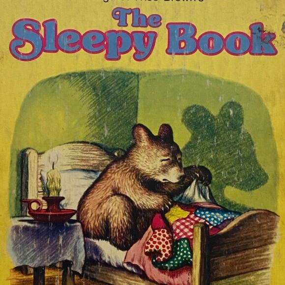 Little Golden Book The Sleepy Junk Journal Book Hardcover Margaret Wise Brown 81 - Picture 3 of 12